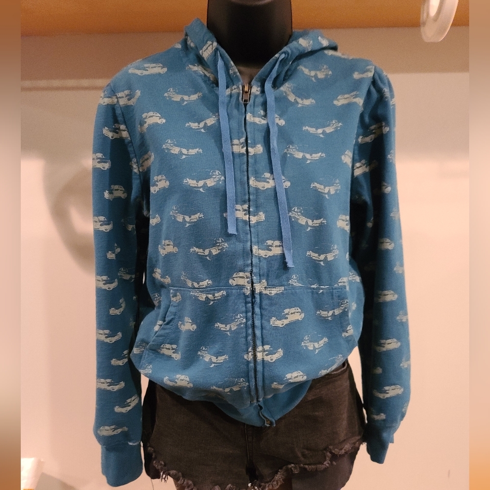 Y2k Zip Up Car Hoodie!